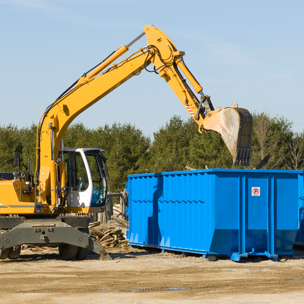 can i rent a residential dumpster for a construction project in Tuxedo